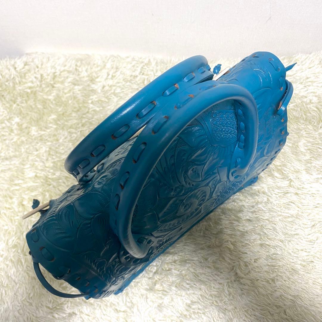 美品✨ カービングトライブス ハンドバッグ トート カットワーク マエストラ