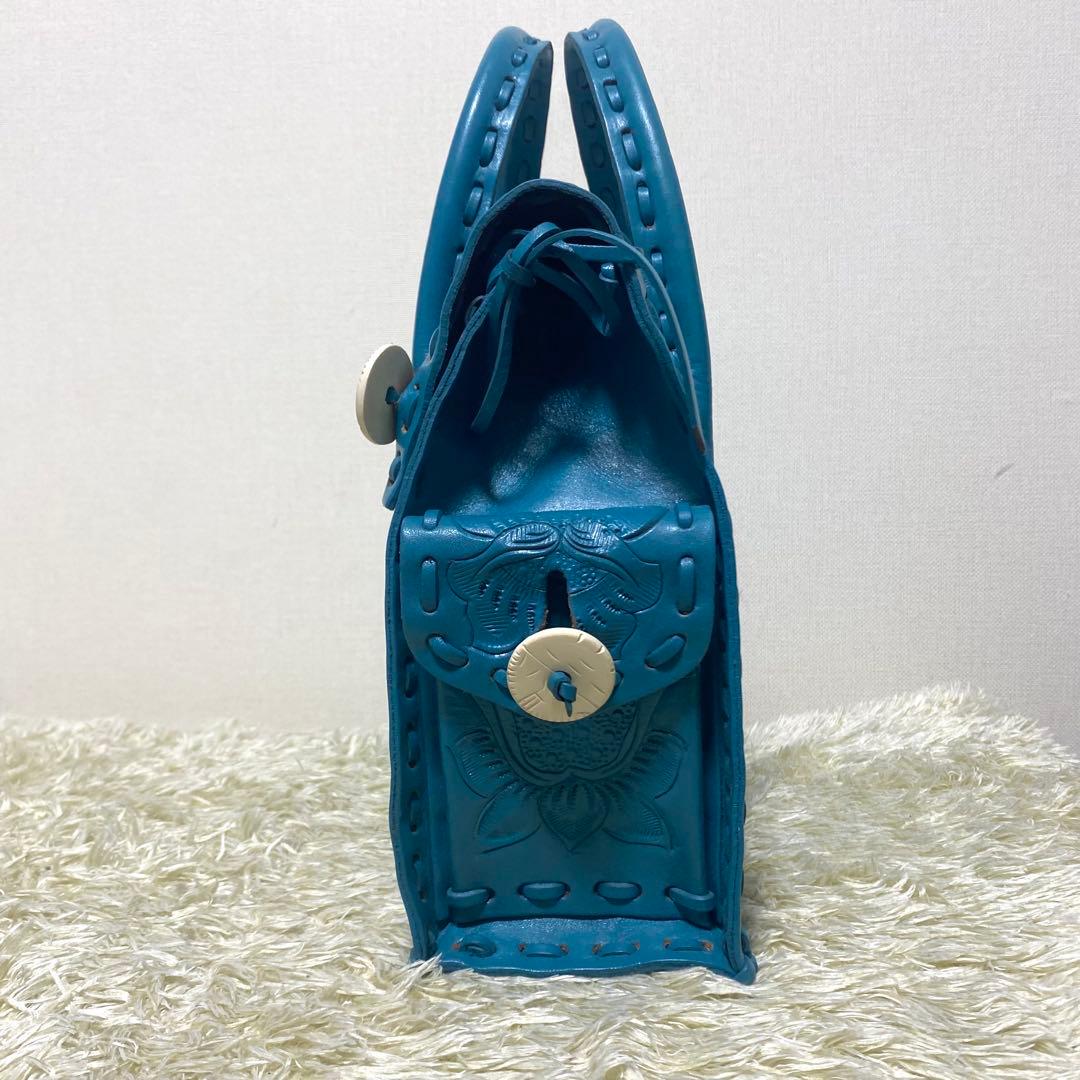 美品✨ カービングトライブス ハンドバッグ トート カットワーク マエストラ