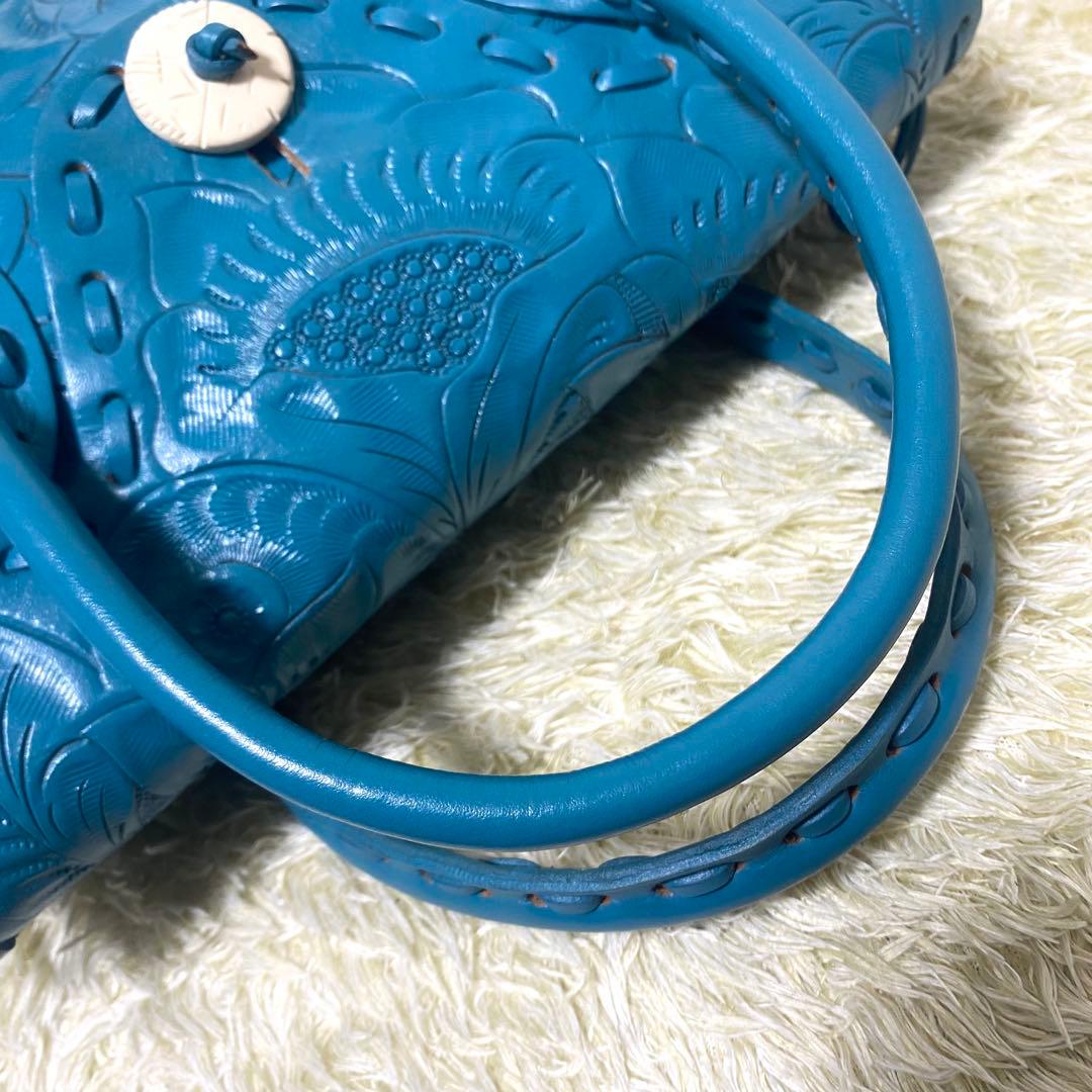 美品✨ カービングトライブス ハンドバッグ トート カットワーク マエストラ