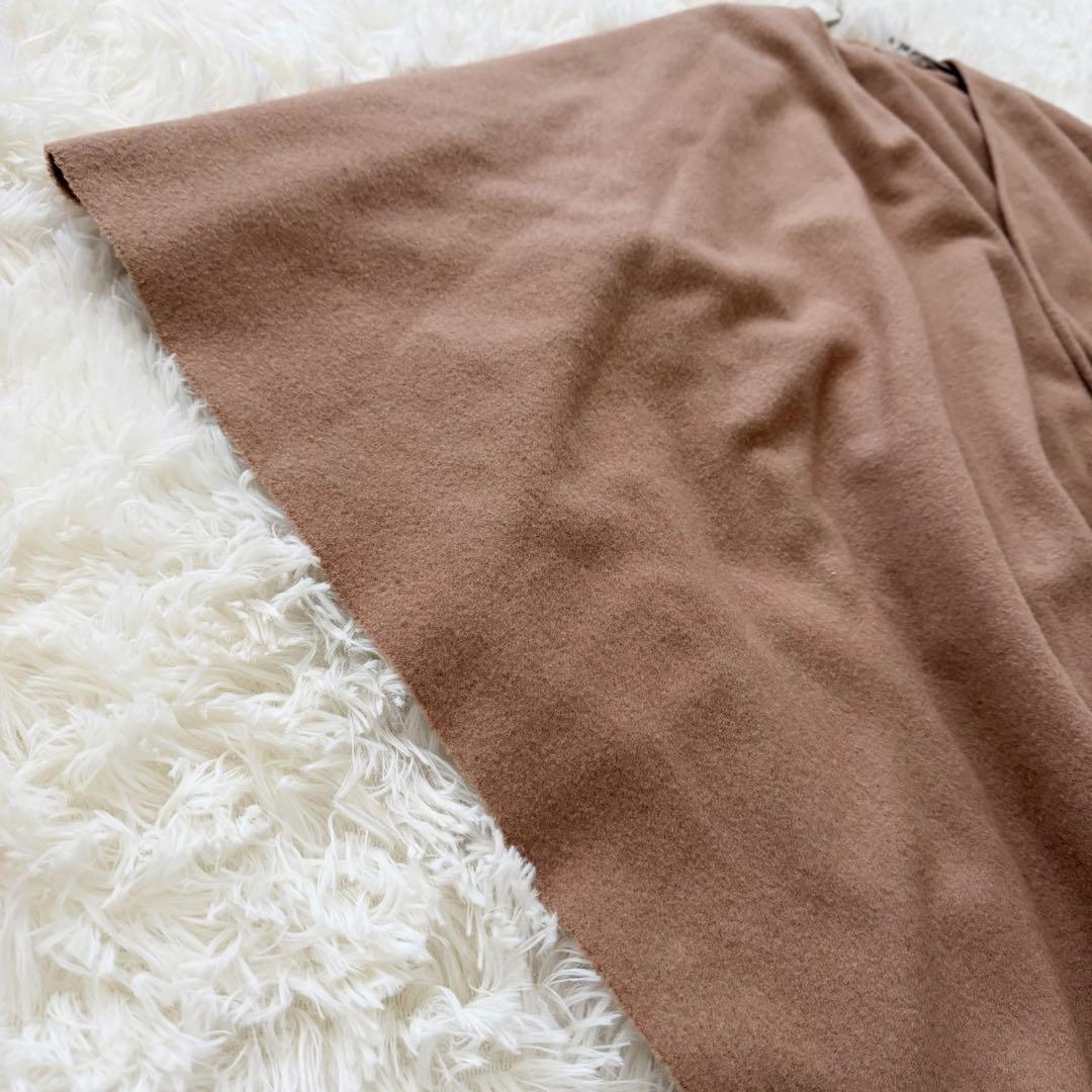 MUSE de Deuxieme Classe カシミヤ 大判ストール キャメル