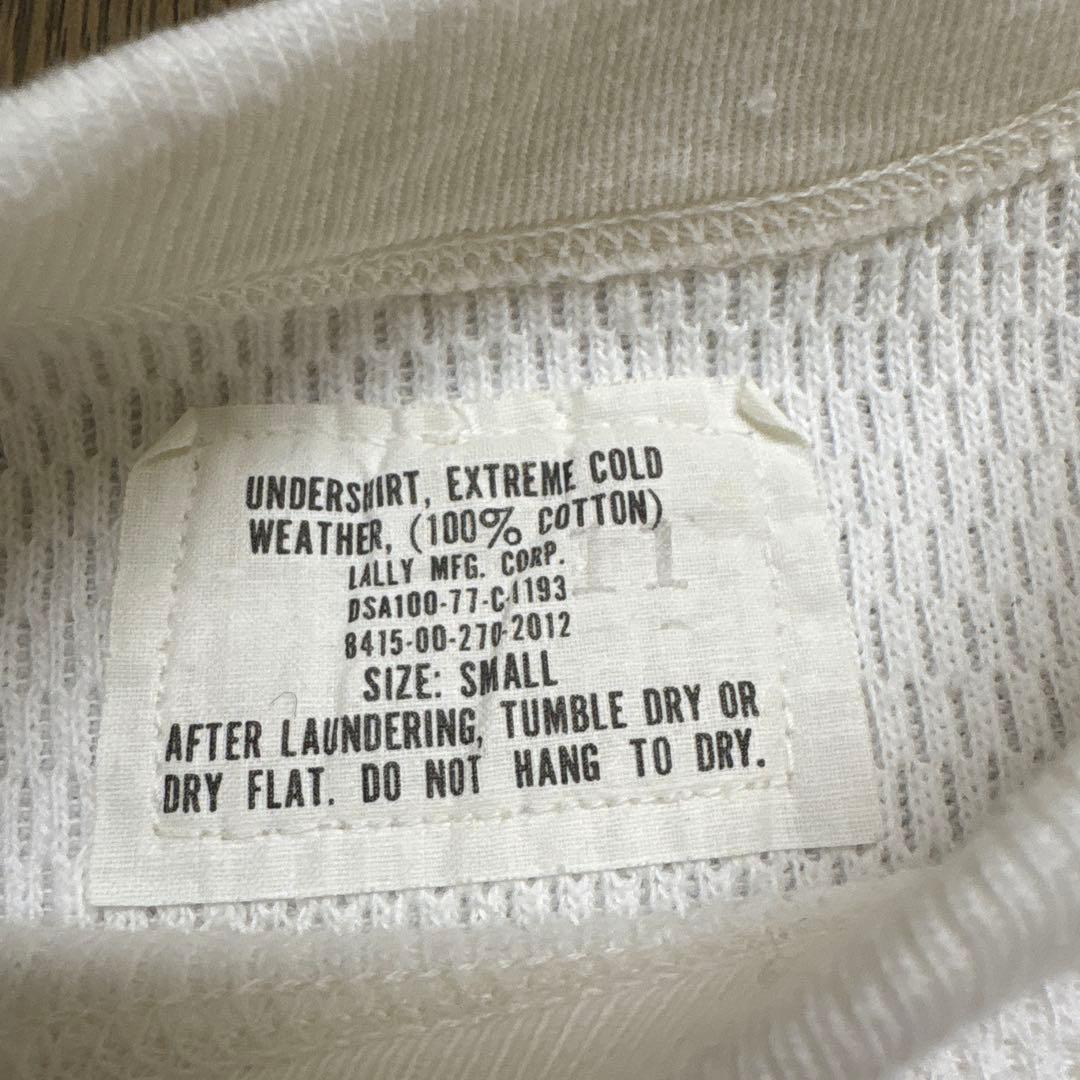 【70s 】米軍実物 サイズ S U.S.ARMY 長袖 ハニカム サーマル