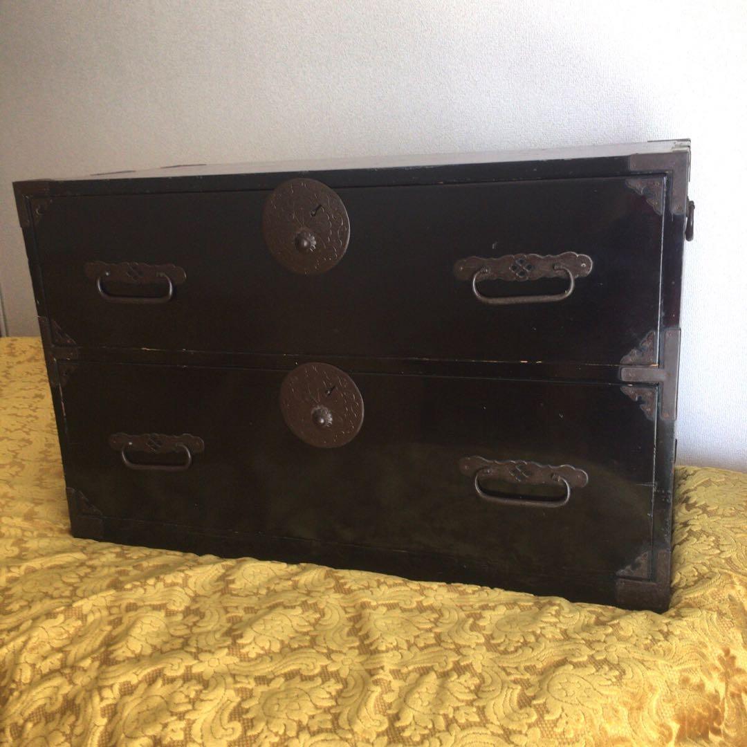 庄内箪笥 桜丸金具 時代箪笥 時代家具 古タンス 古家具 レトロ 和アンティーク