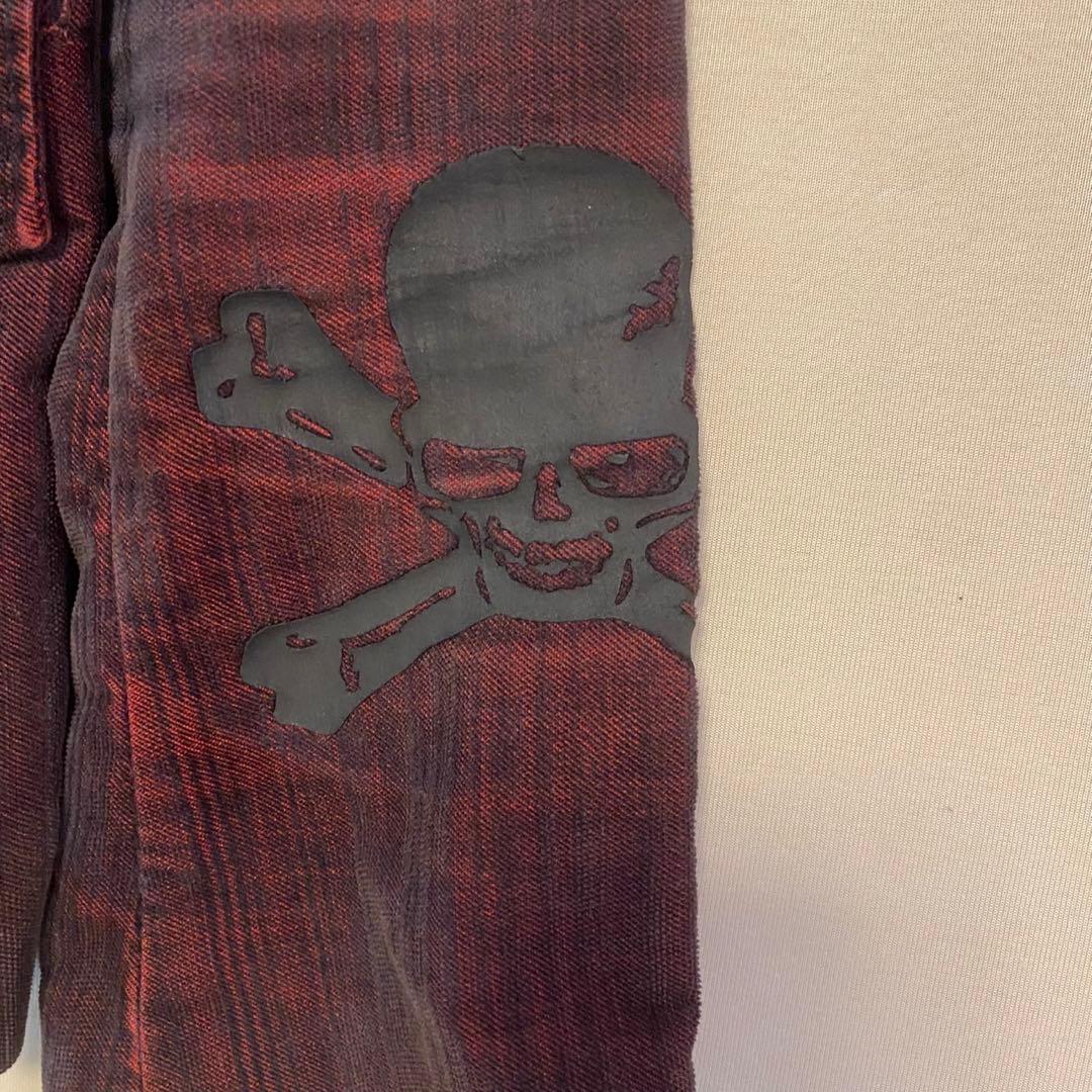 BLACK PEACE NOW スカル　ベルベット　テーラード　ジャケット