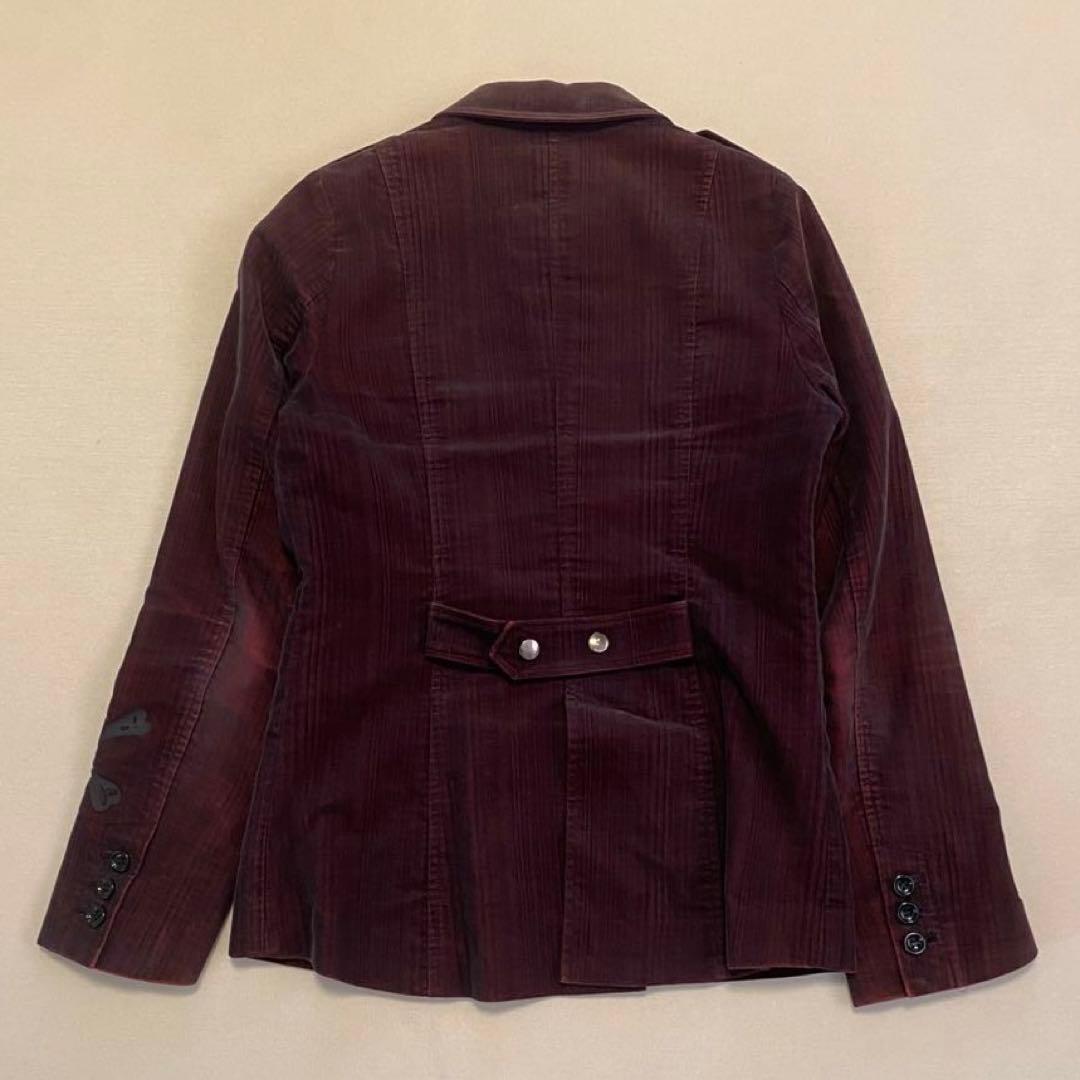 BLACK PEACE NOW スカル　ベルベット　テーラード　ジャケット