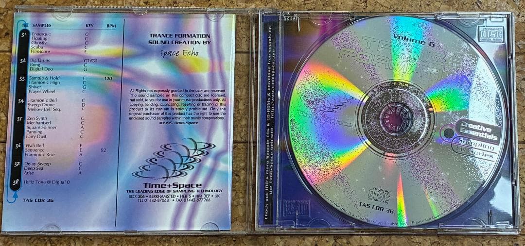 Time+Space サンプリングCD 8枚セット DTM サンプルパック