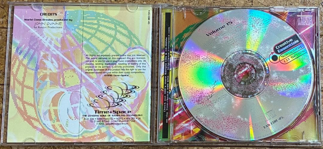 Time+Space サンプリングCD 8枚セット DTM サンプルパック