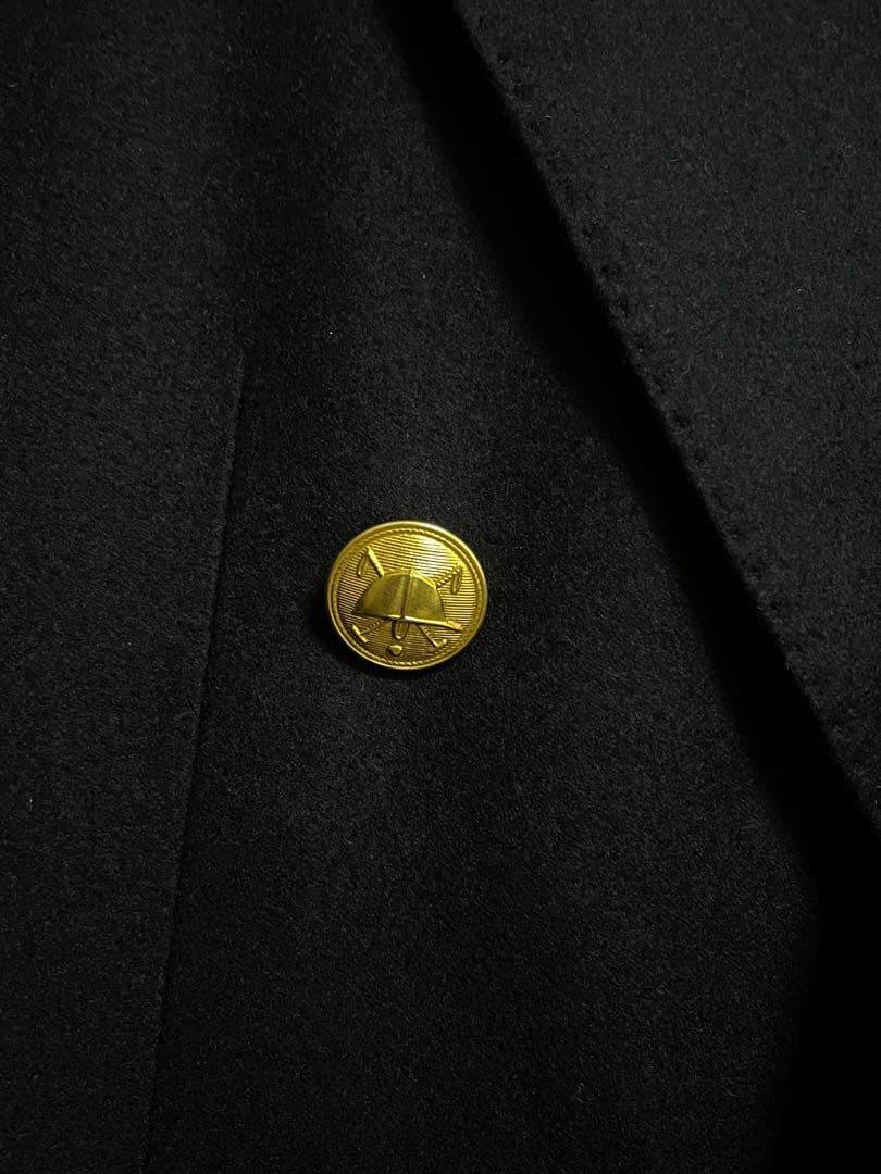 ポロラルフローレン　ダブル　紺ブレザー　40Sサイズ　Lサイズ　フランネル