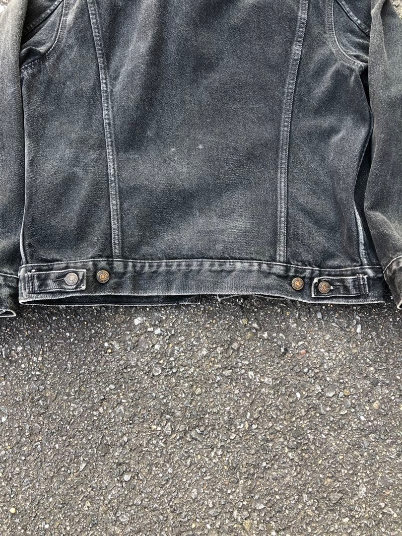 90s リーバイス 70503 08 ユーロ デニムジャケット ブラック M