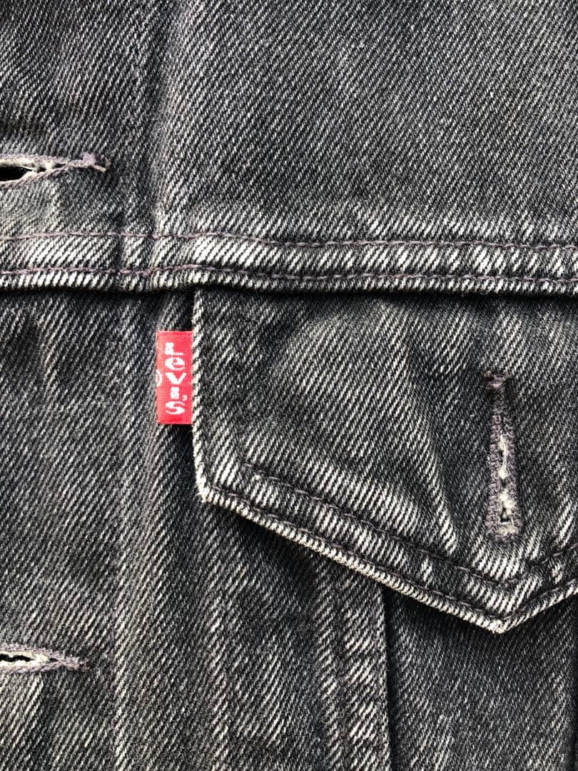 90s リーバイス 70503 08 ユーロ デニムジャケット ブラック M