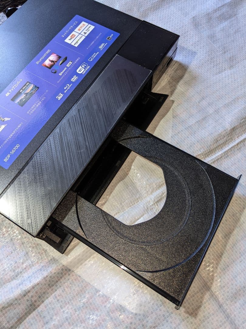 ソニー　ブルーレイプレーヤー　DVD　 4Kアップコンバート BDP-S6700