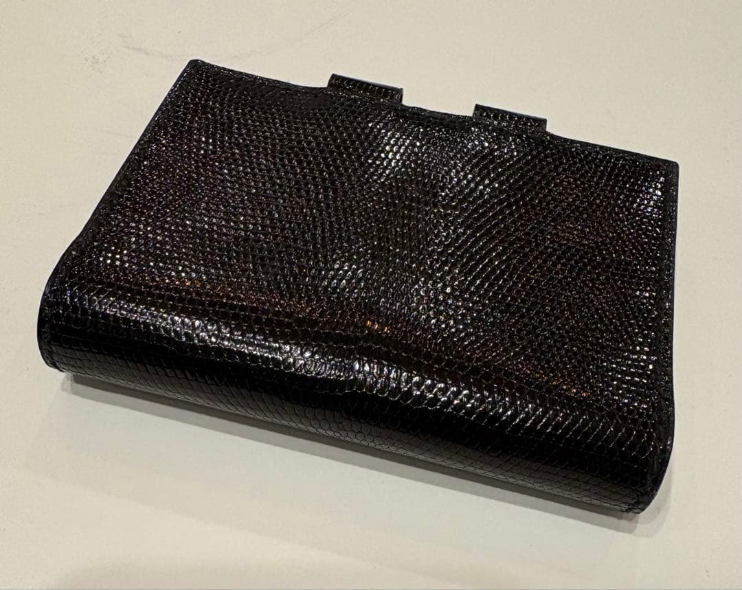 翠☆ヴィンテージ　エルメス アドレス帳　リザード　ペン付きアジェンダ手帳