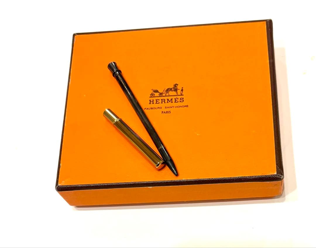 翠☆ヴィンテージ　エルメス アドレス帳　リザード　ペン付きアジェンダ手帳