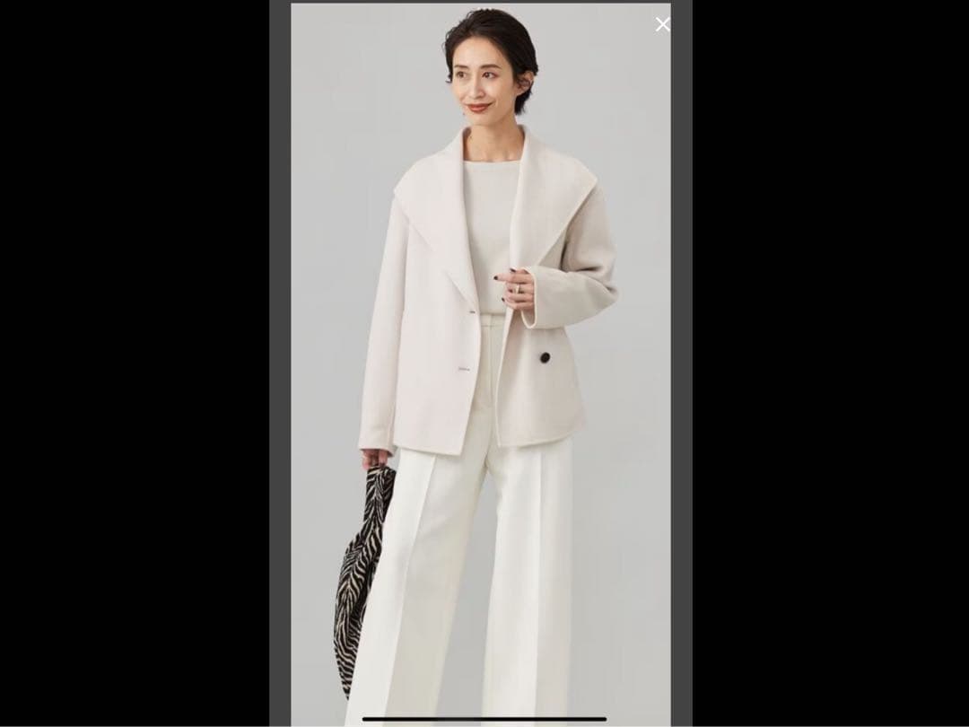 【新品.未使用】☆ICB カシミヤウールコート サイズ4(9号)55,000円