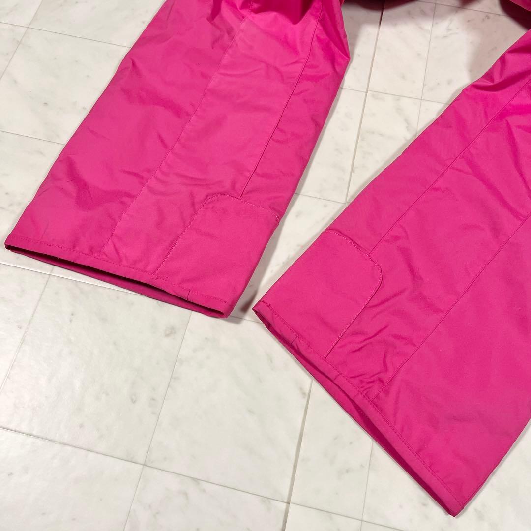 フェニックス スキーウエア レディース M ピンク 黒 雪模様 ウエア上下