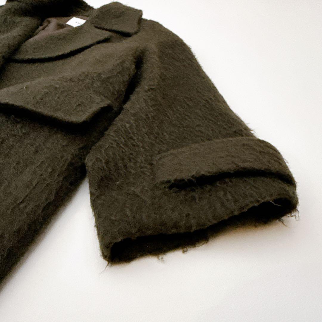 Ameri Vintage 3way oval shaggy coat スミクロ