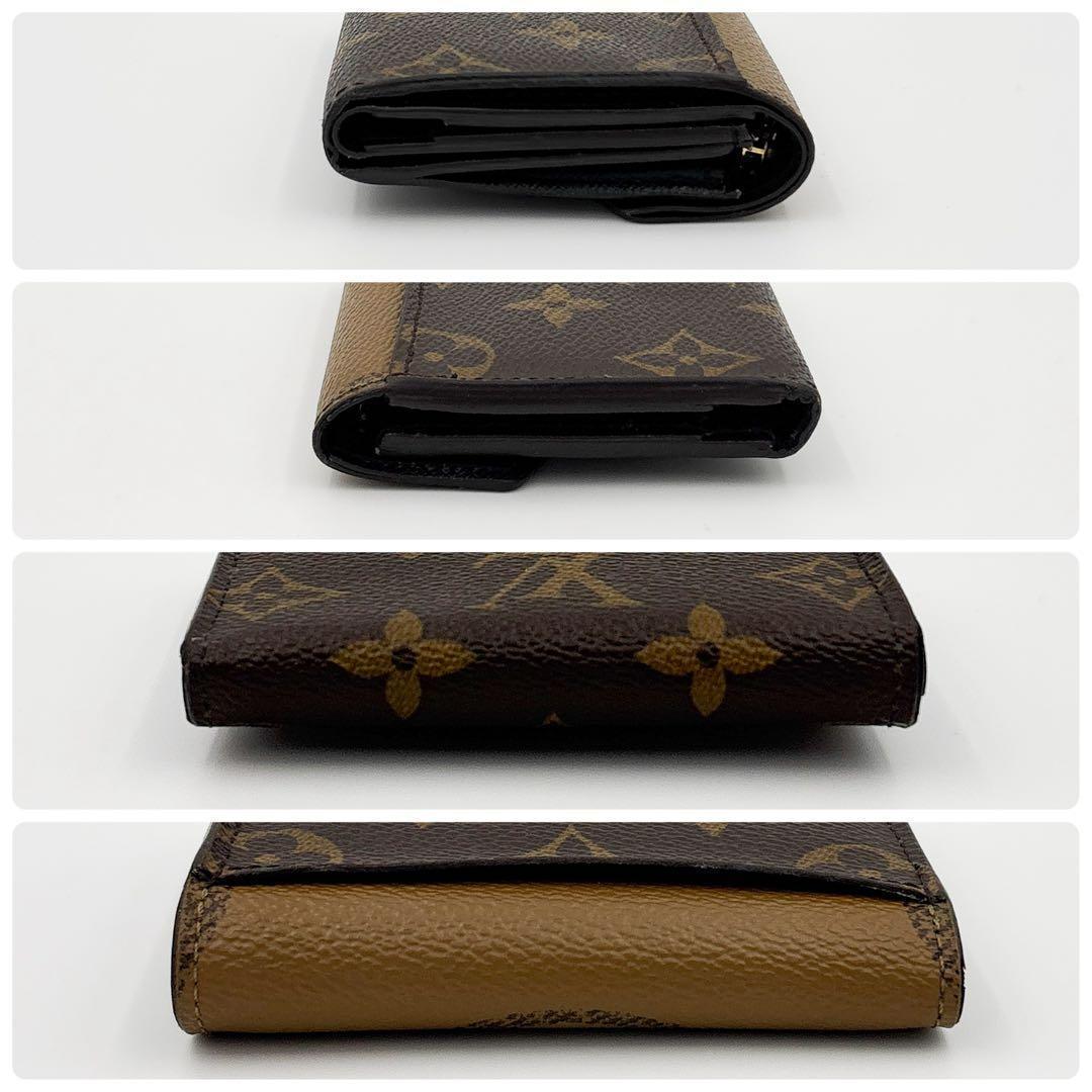 超美品★ルイヴィトン ゾエ リバース 三つ折り財布 モノグラム ミニ財布