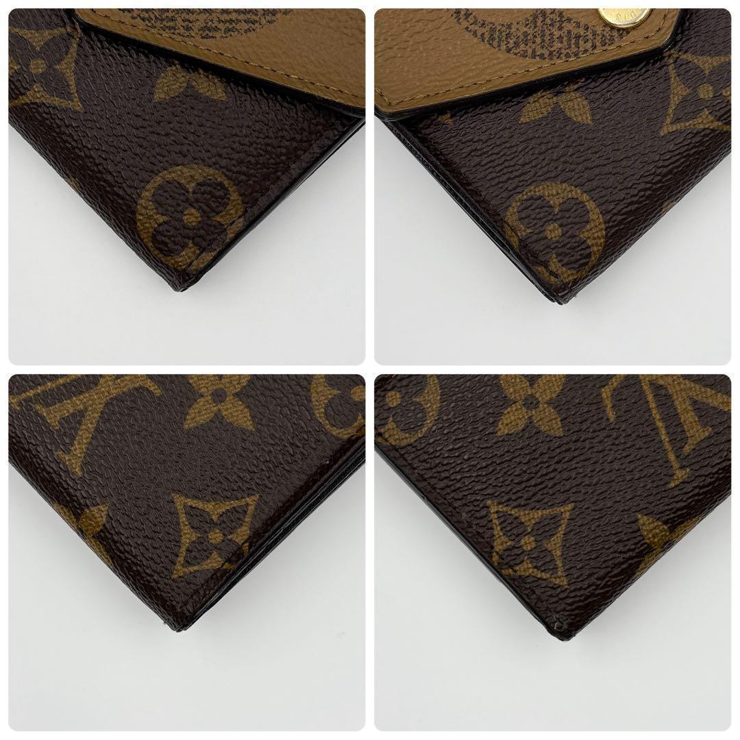 超美品★ルイヴィトン ゾエ リバース 三つ折り財布 モノグラム ミニ財布