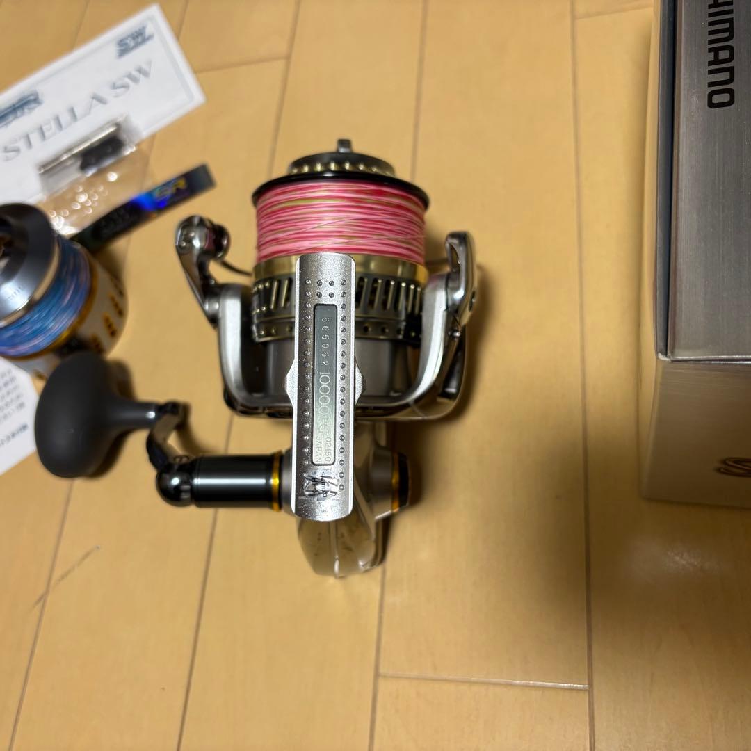 【超美品】シマノ 08 ステラSW10000PG オーシャンマークスプール付