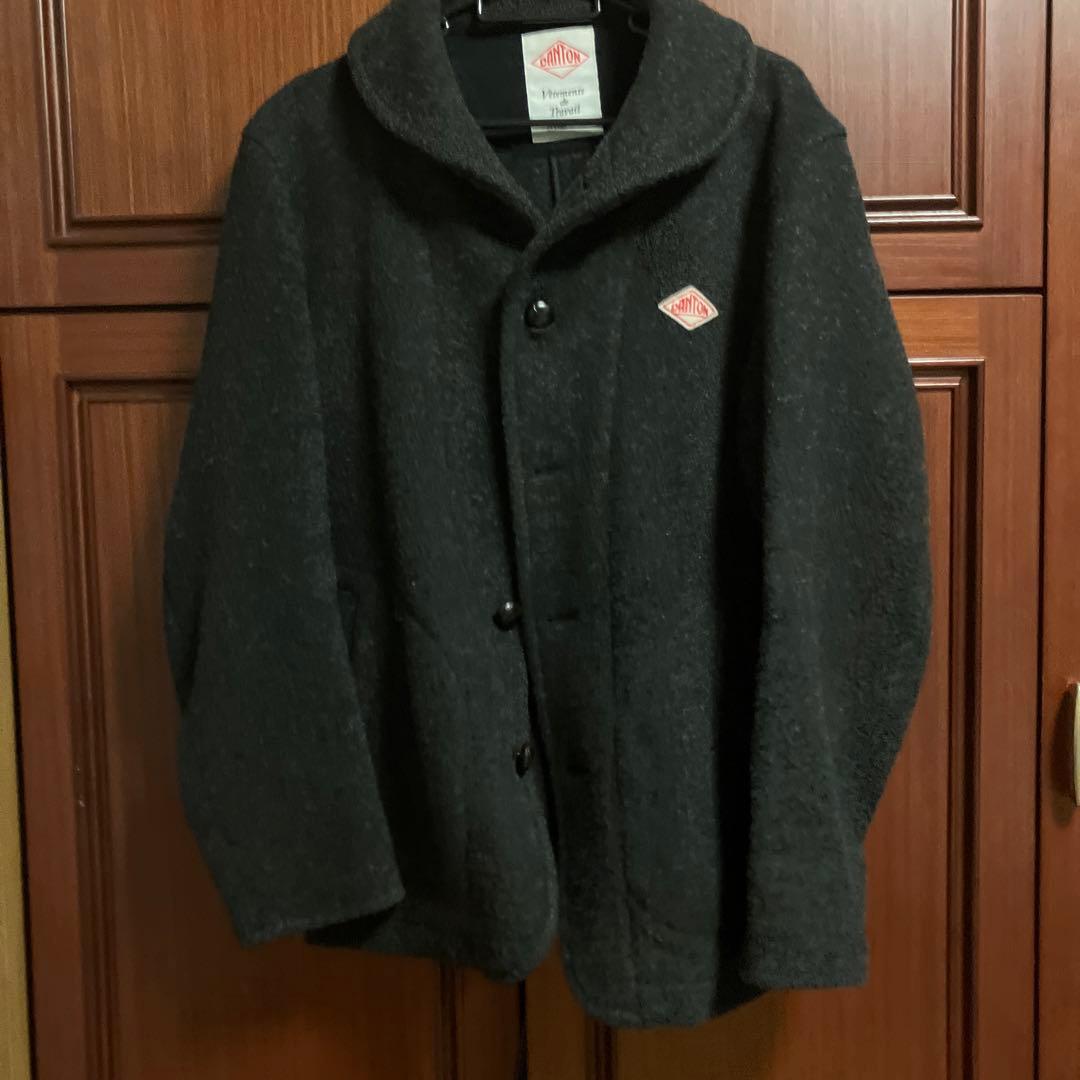 DANTON ウールモッサジャケット　ブラック　40サイズ