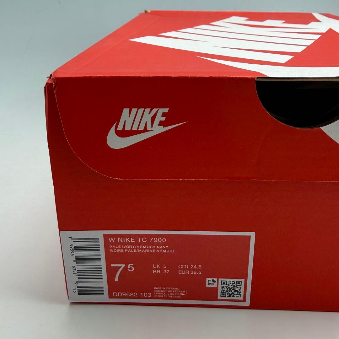 24cm ナイキ ウィメンズ TC 7900 ペールアイボリーアーモリーネイビー