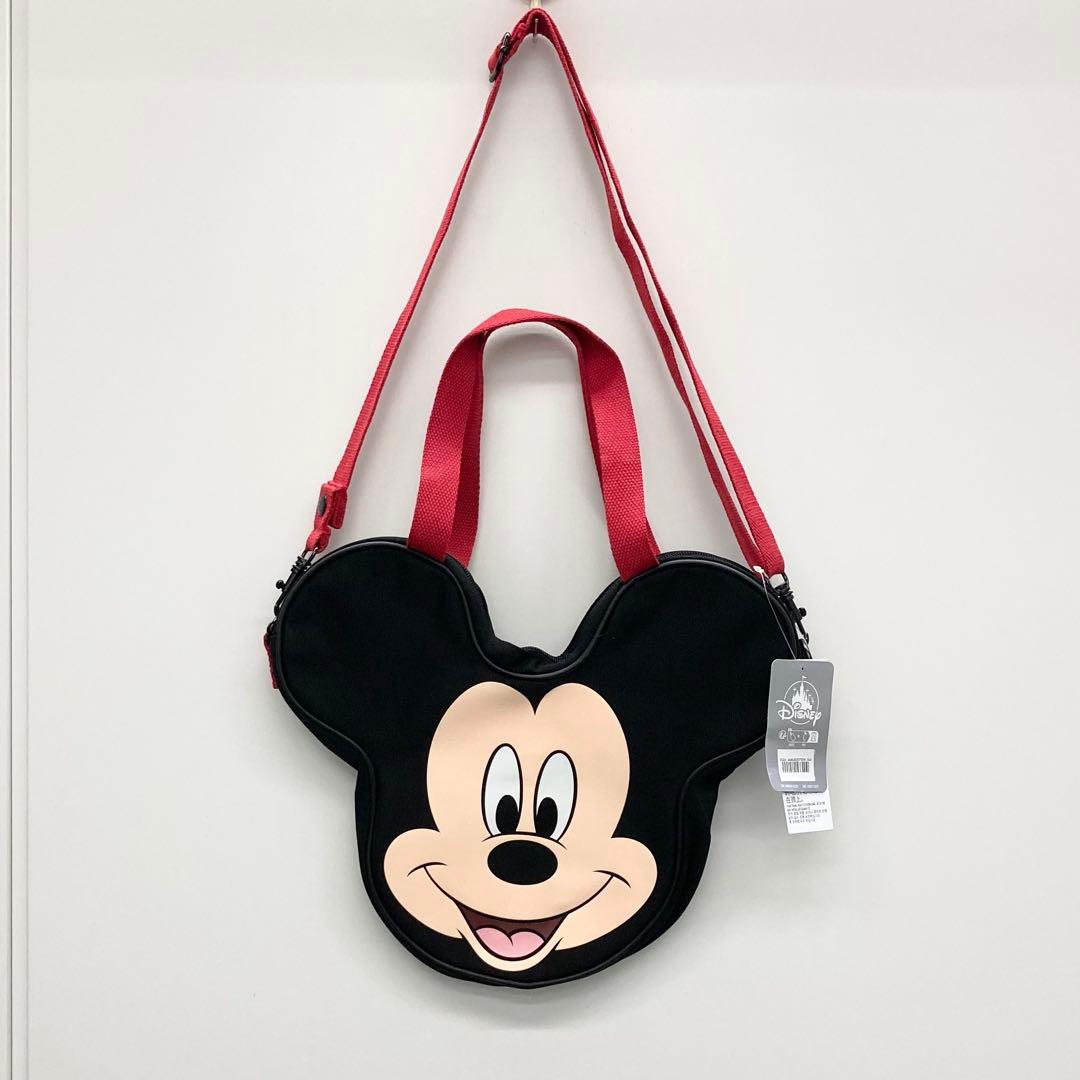 ミッキー ビッグフェイス トートバッグ ショルダーバッグ ディズニー
