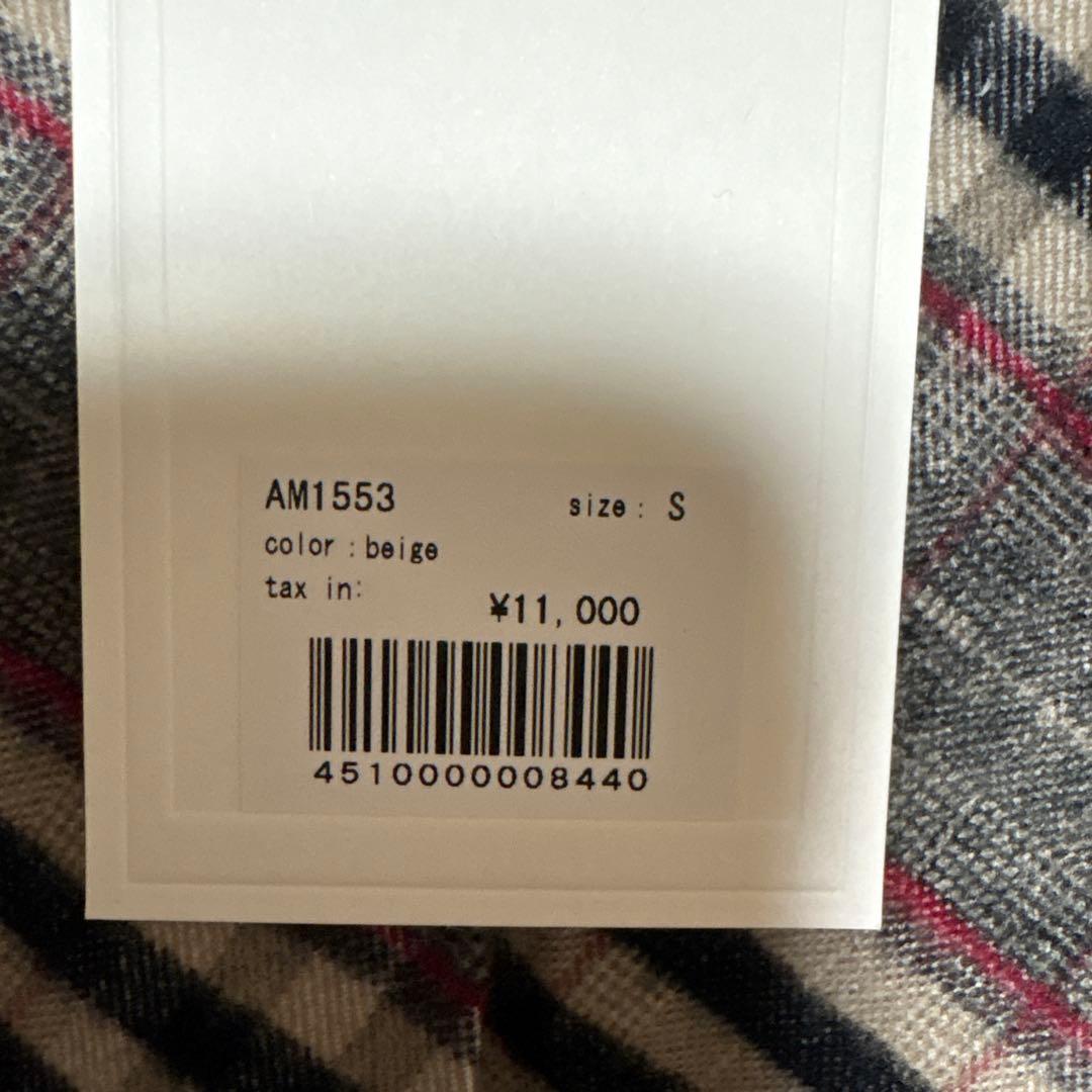 スカート andmary Monica check pleats mini skirt S