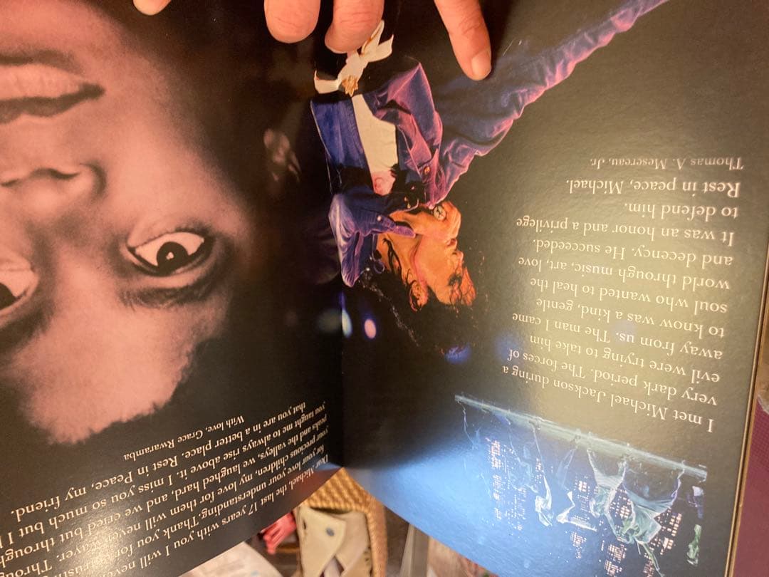 マイケルジャクソン　お葬式追悼パンフmichael jackson