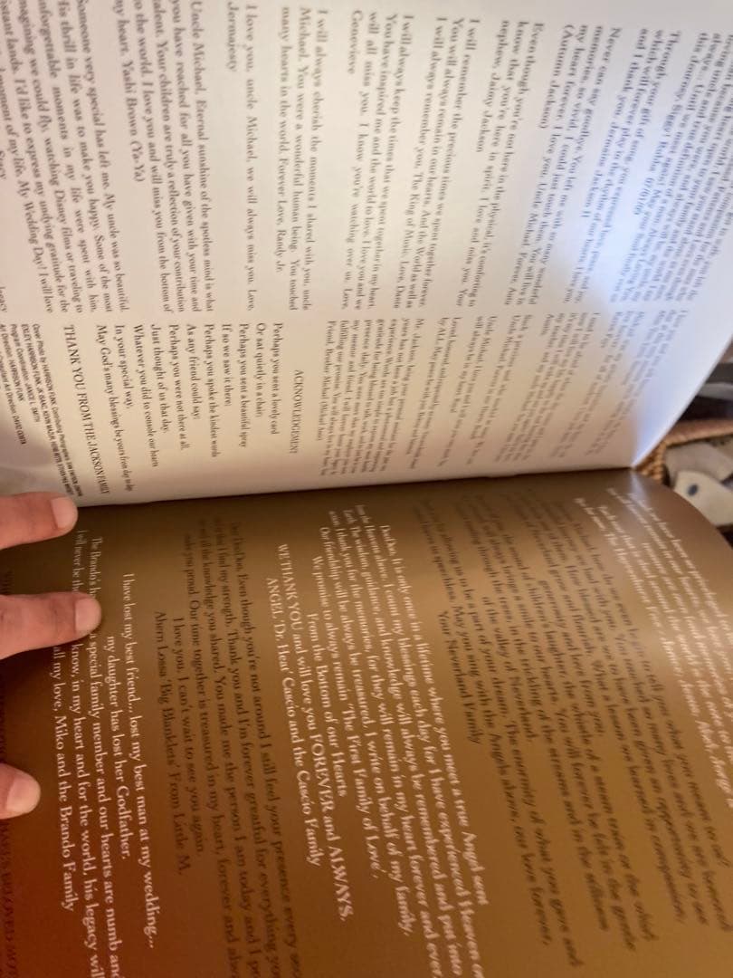 マイケルジャクソン　お葬式追悼パンフmichael jackson