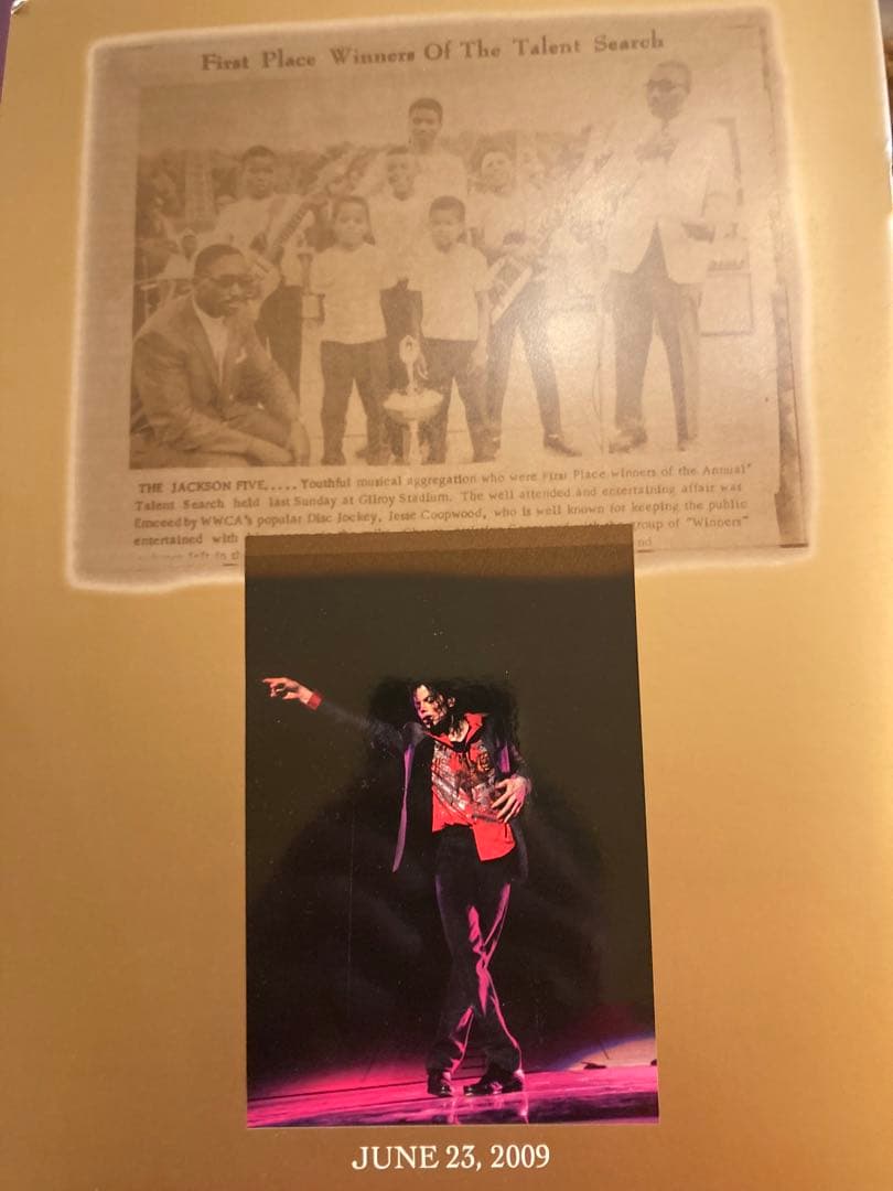 マイケルジャクソン　お葬式追悼パンフmichael jackson