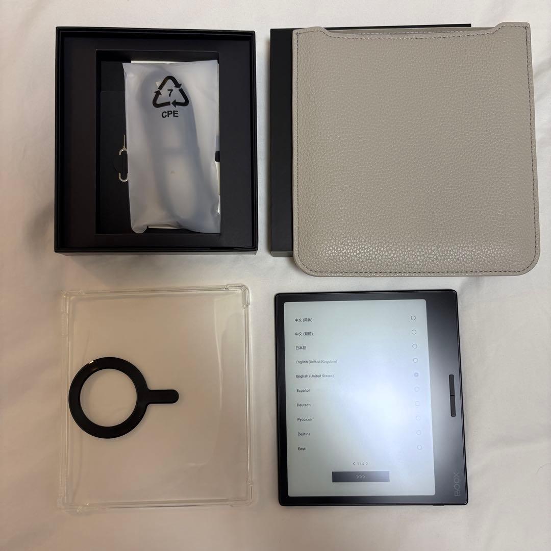 ONYX BOOX PAGE (カバー、スリーブ付き)