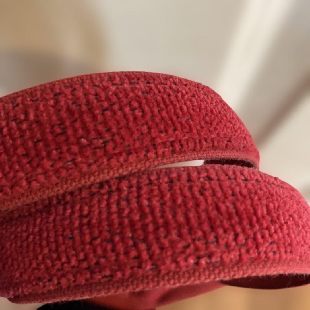 FEILER テディ　トートバッグ　フェイラー　ワイン　赤