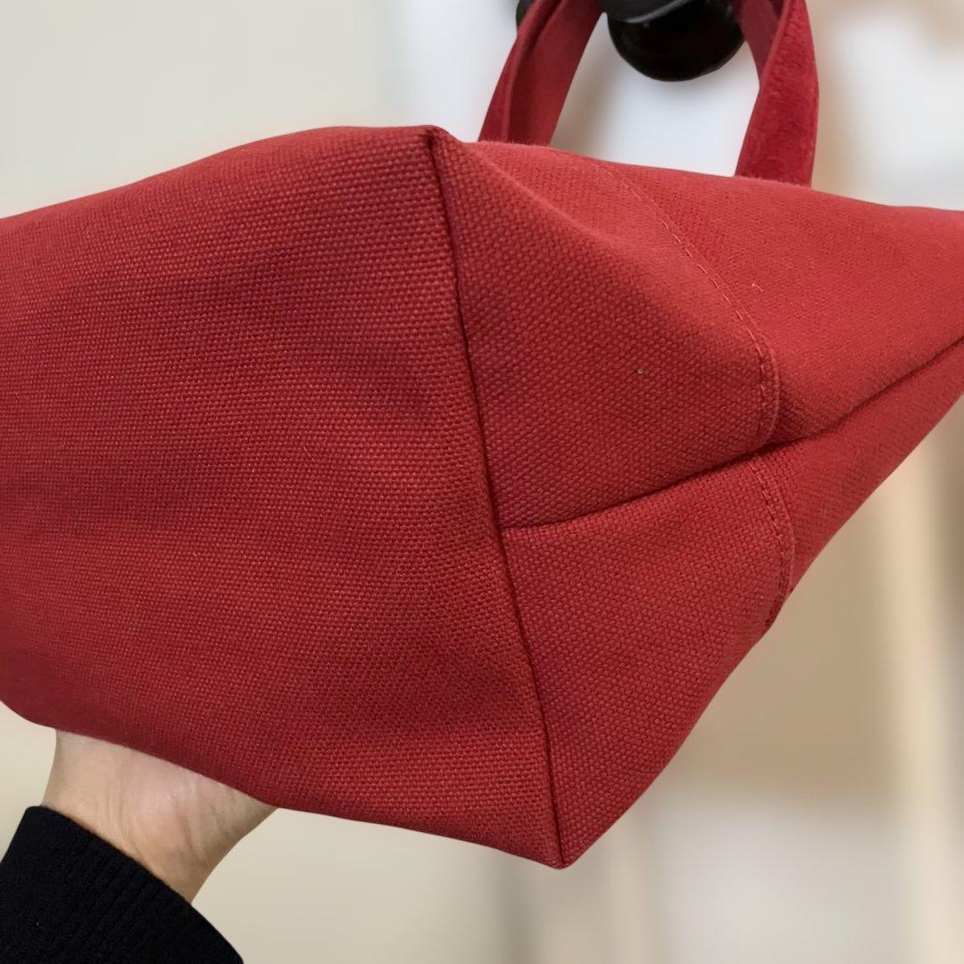 FEILER テディ　トートバッグ　フェイラー　ワイン　赤