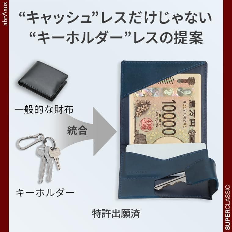 【新品】アブラサス abrAsus キャッシュレス財布 (イエロー)