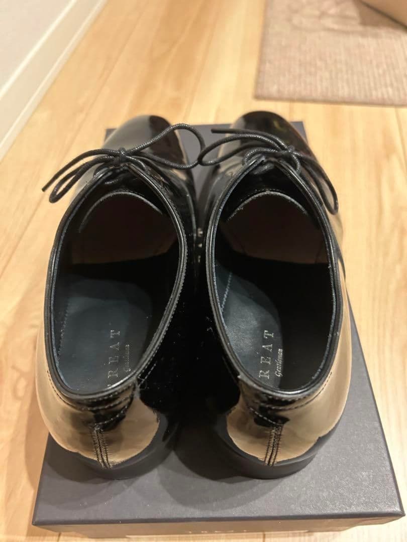 n*s様 エナメルシューズ サイズ7 新郎 革靴 トリートドレッシング