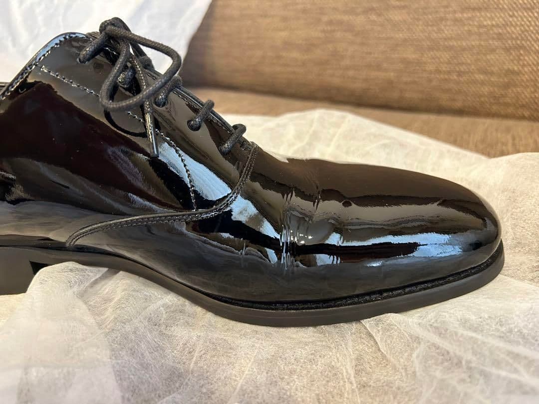 n*s様 エナメルシューズ サイズ7 新郎 革靴 トリートドレッシング