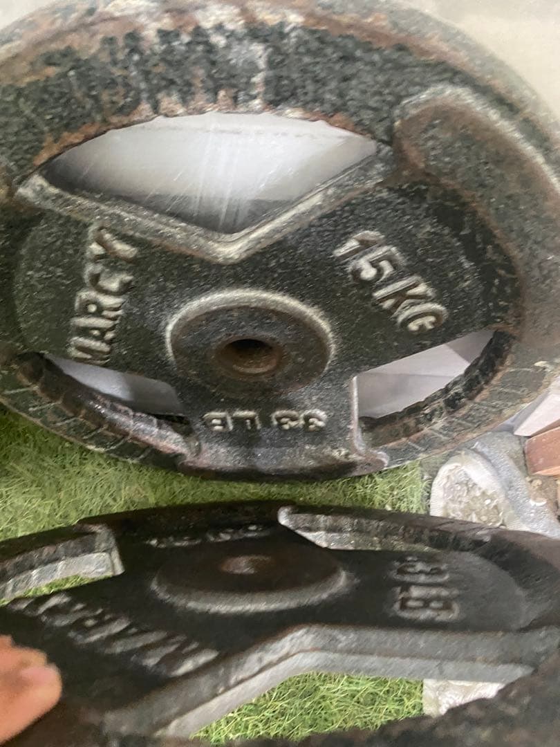 東大阪 引取りok! 15kgプレート×2枚 セット