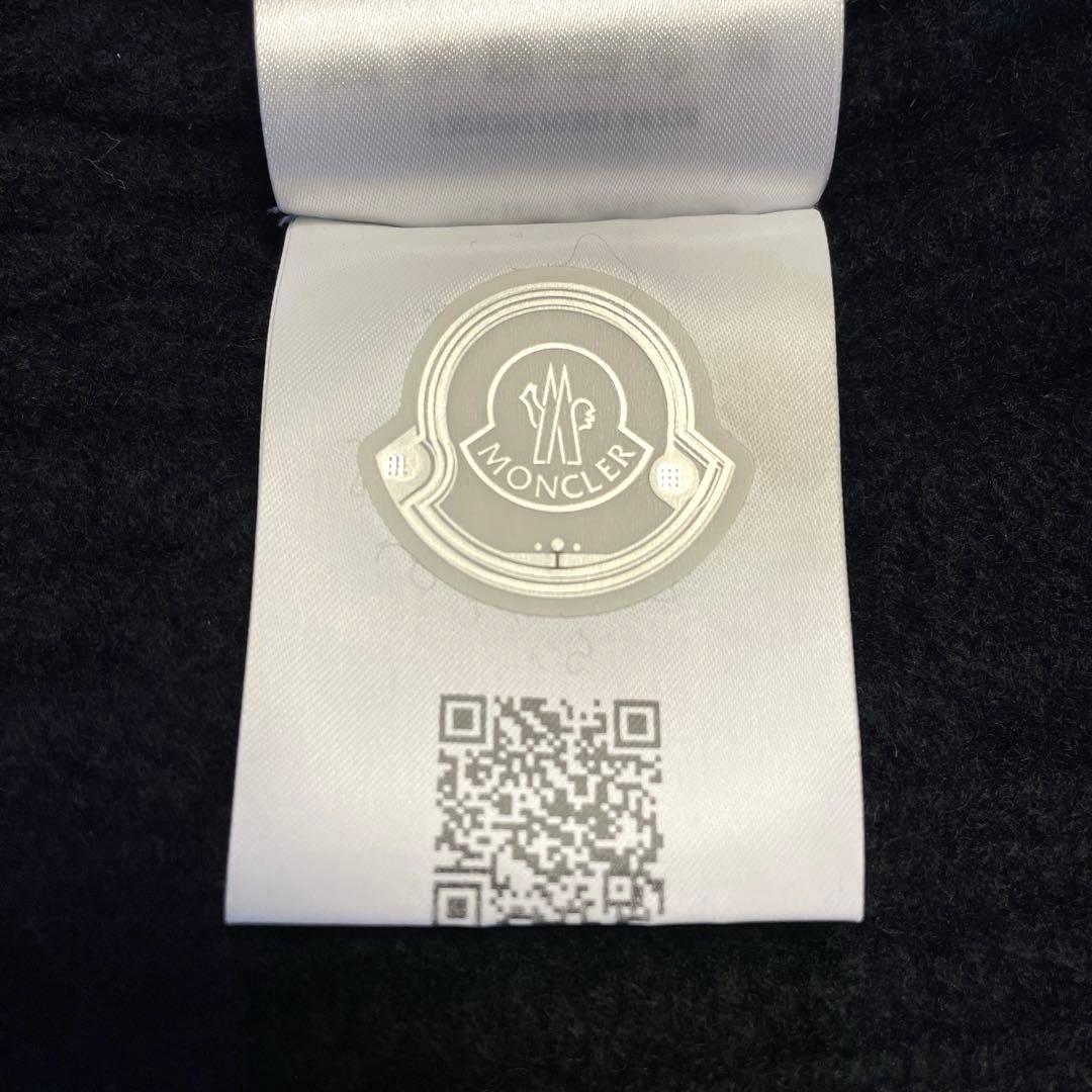 【マダムけめこ】MONCLER モンクレール ニット帽 ビーニー ネイビー