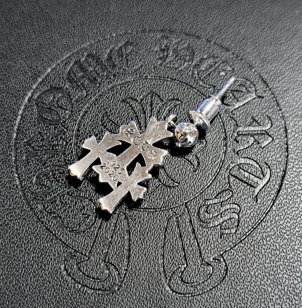 CHROME HEARTS 3CH CROSS ドロップ ピアス 片耳