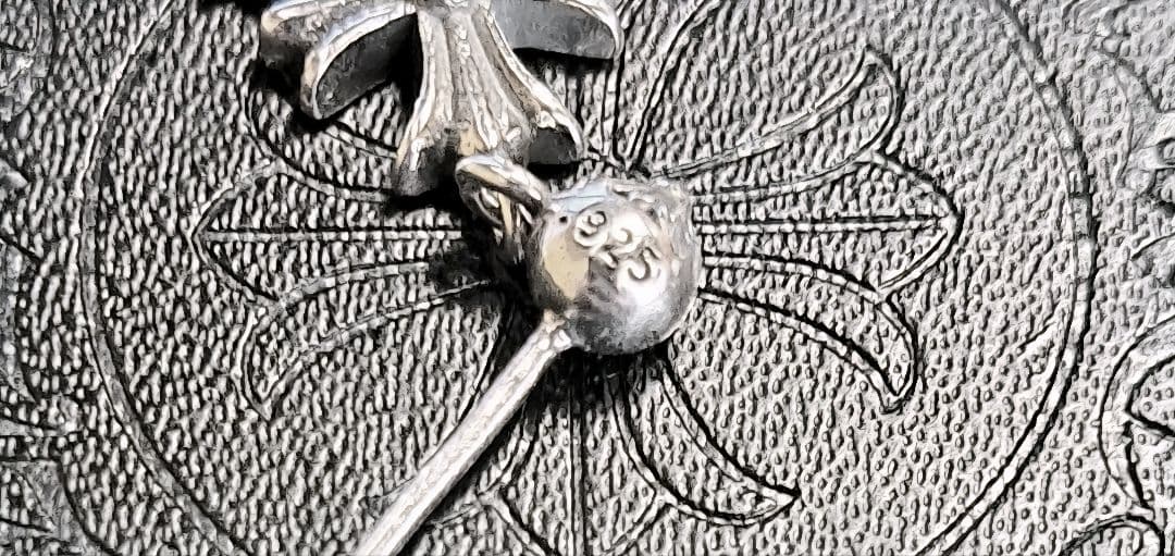 CHROME HEARTS 3CH CROSS ドロップ ピアス 片耳