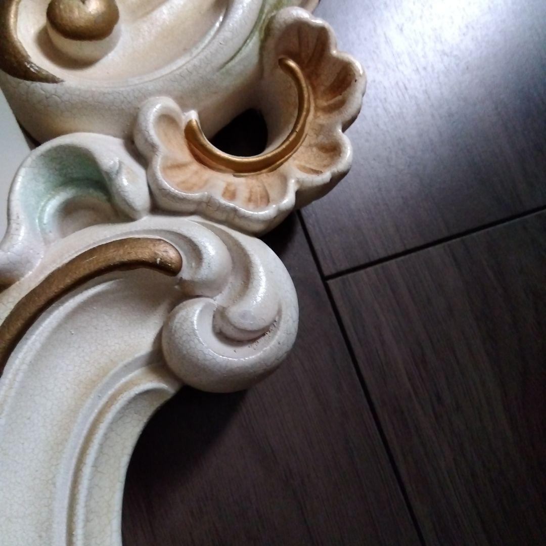 ウォールミラー　鏡　yamazaki7777様　天使　エンジェル　可愛い　ロココ