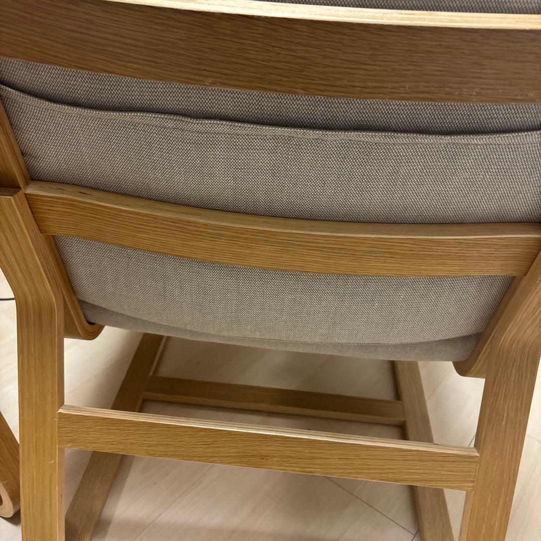 無印良品リビングでもダイニングでもつかえるソファチェア／１台②