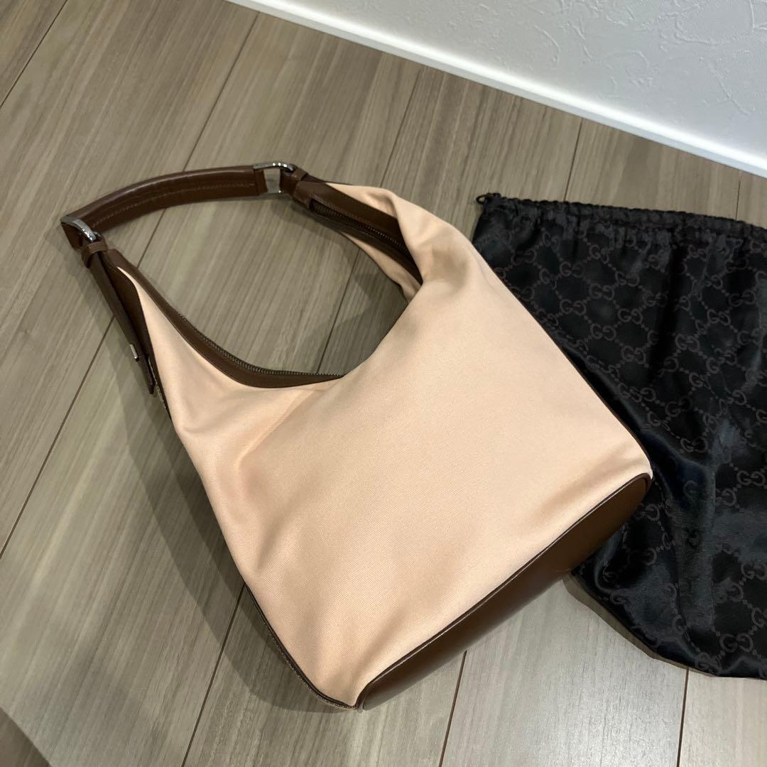 【美品】GUCCI グッチ シェリーライン ワンショルダー ハンドバッグ