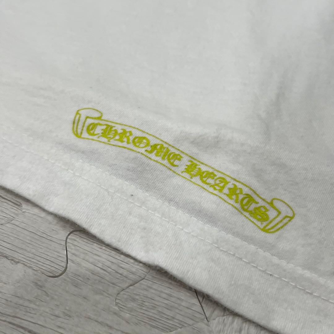 CHROME HEARTS ロンT ネオンカラー　バックロゴ　フローラルクロス