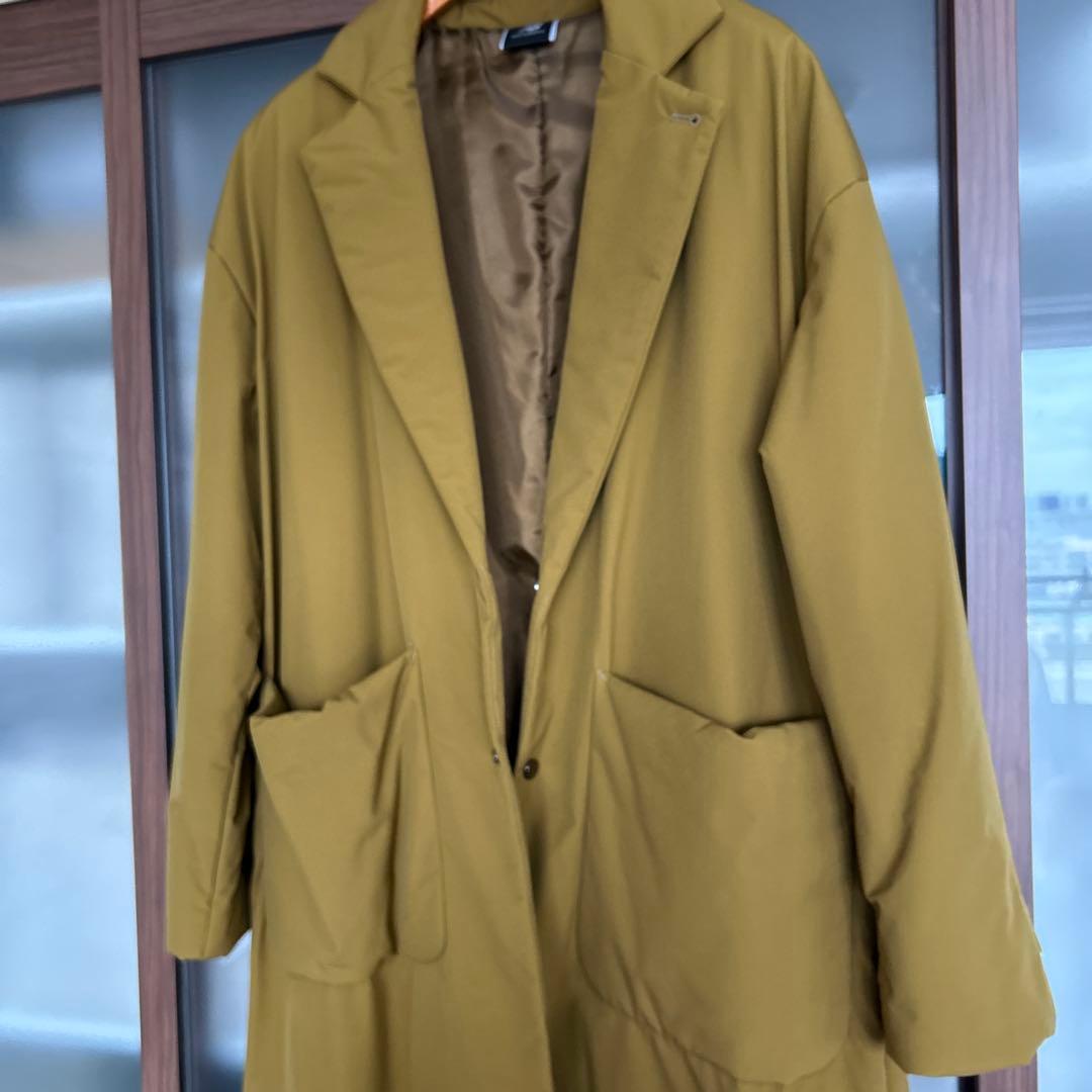 New Balance オリーブ チェスターコート