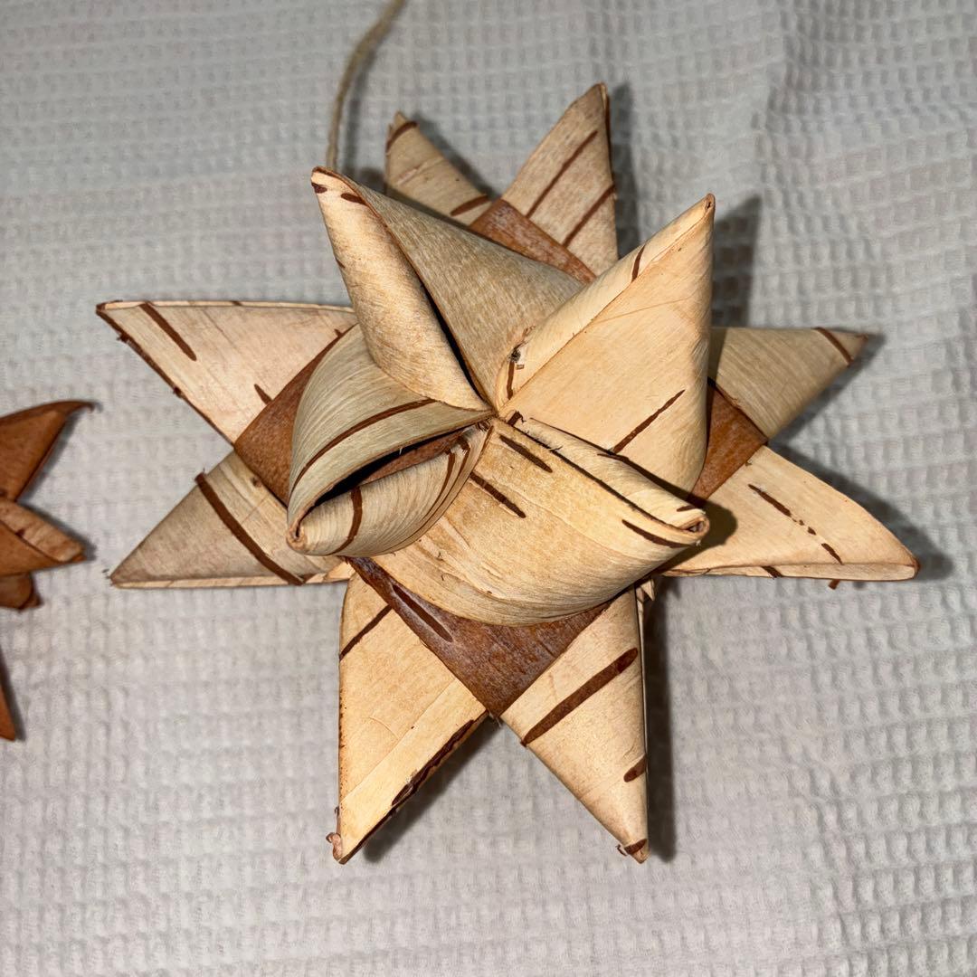 クリスマスオーナメント　金の星（大） アルビンプライスラー 白樺 イッタラ