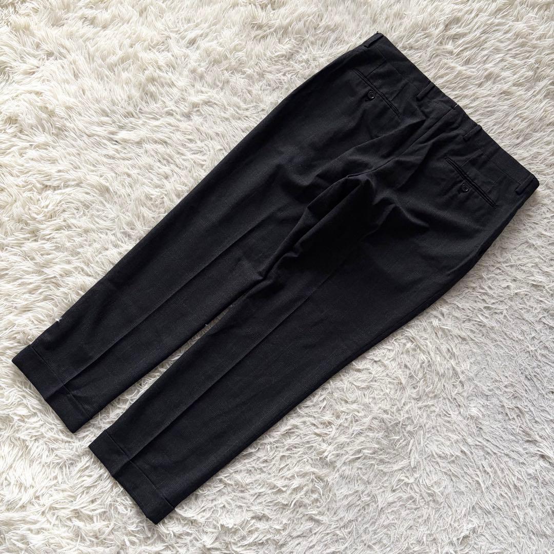 <23AW> LARDINI easy 新ロゴ ダークグレー ウールスーツ 48