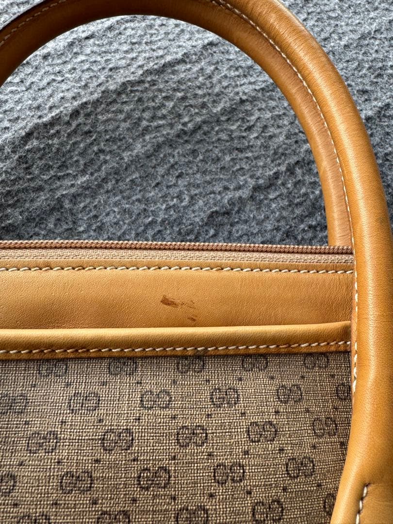 GUCCI グッチ シェリーライン マイクロGG トートバッグ ベージュ　希少