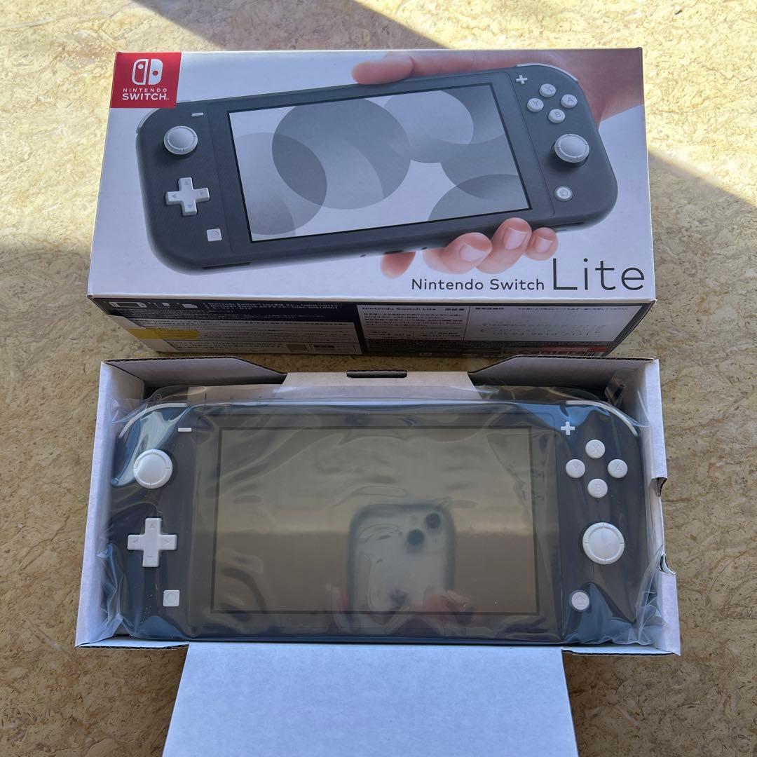 Nintendo Switch Lite グレー 未使用/送料込み！/付属品あり