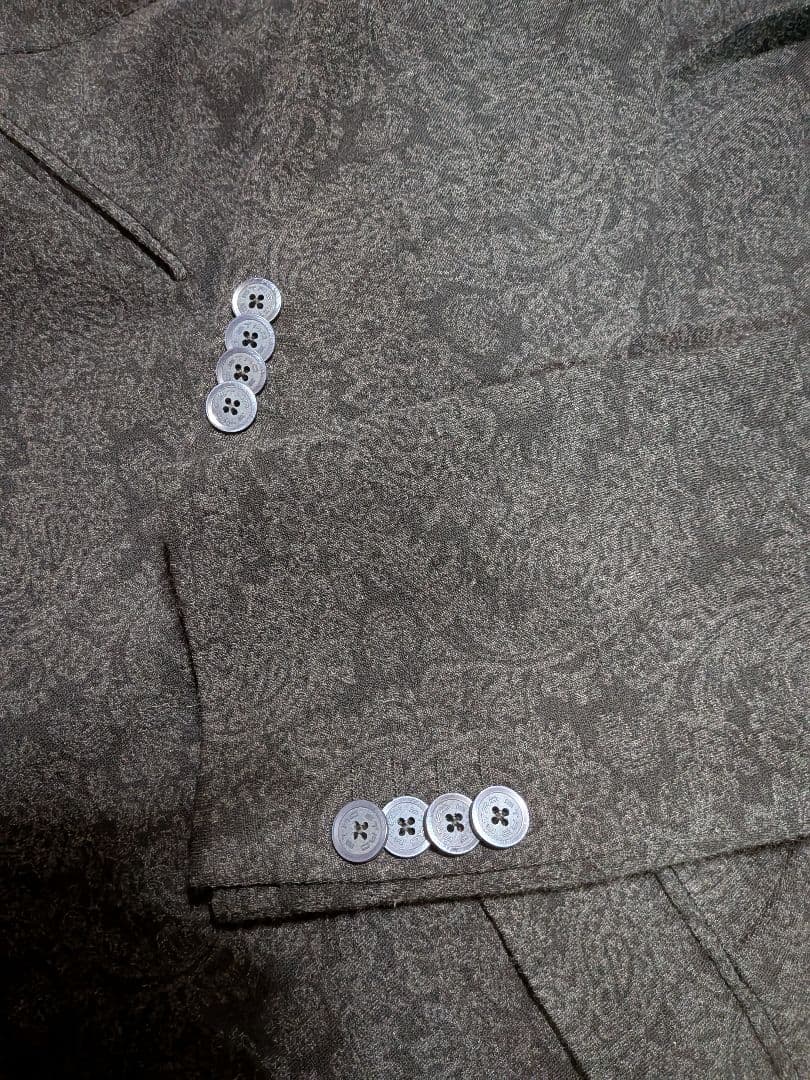 ETRO　エトロ　ダークグレー スーツジャケット