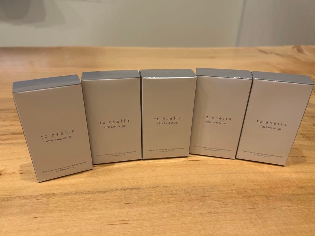 未使用 to esella ホワイトハンドセラム 5個 まとめ売り